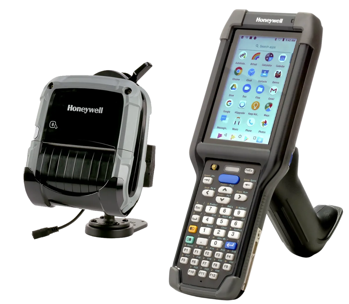 Honeywell device and printer combo